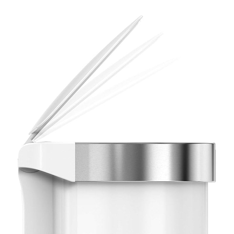 Simplehuman Semi-Round Sensor Bin 45L White